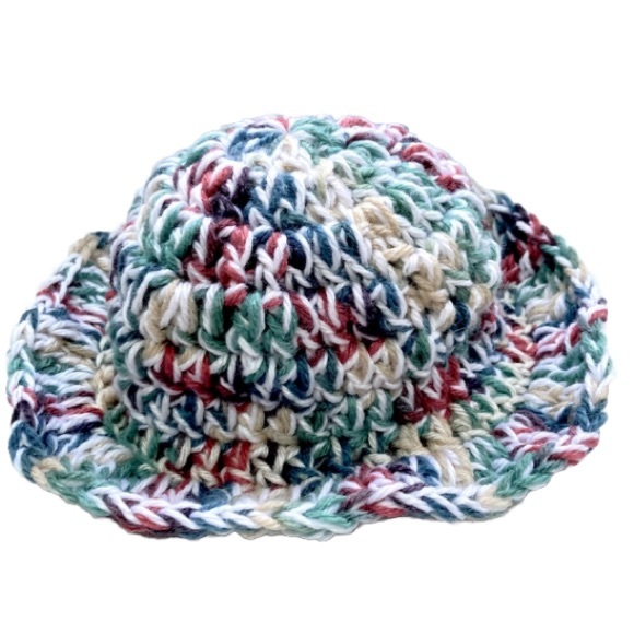 Bucket Hat Handmade Crocheted Toddler Girl - Picture 1 of 12